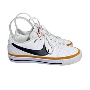 Nike Court Legacy Next Nature White Black Ochre DH3161-100 Womens Size 7